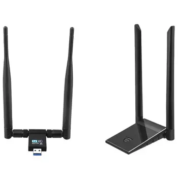 

2 Set USB WiFi Adapter Wireless Network Adapter AC1200Mbps Dual-Band Wireless Network Card USB3.0 Wireless Receiver