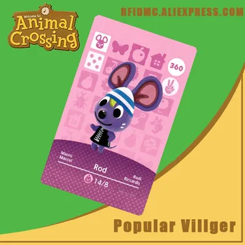 

360 Rod Animal Crossing Card Amiibo for New Horizons