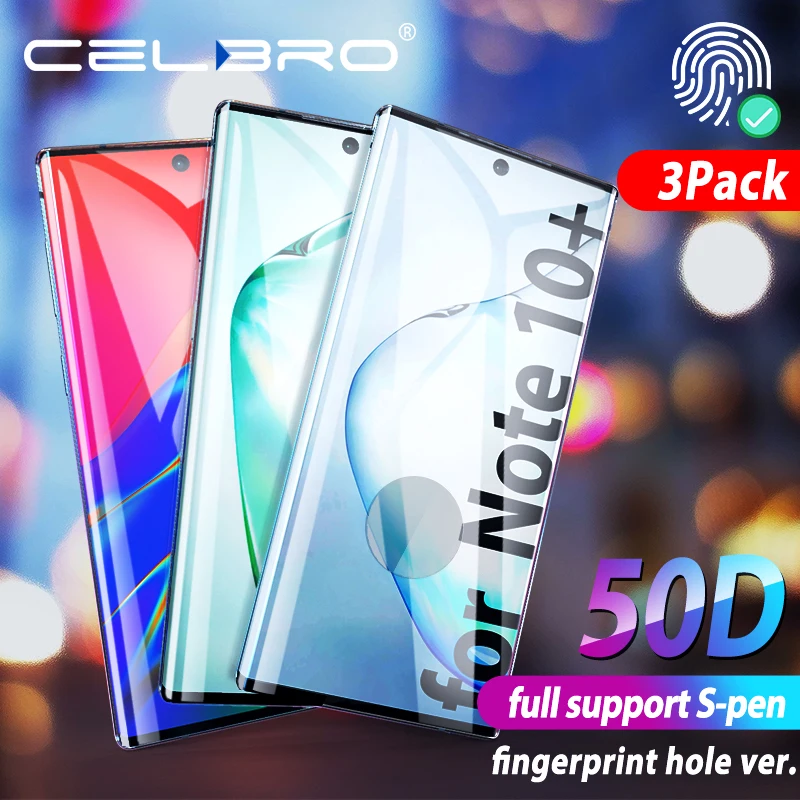 Экранное стекло для samsung Galaxy Note 10 Plus, закаленное стекло, Защита экрана для samsung Note10 Plus, профессиональная защитная пленка