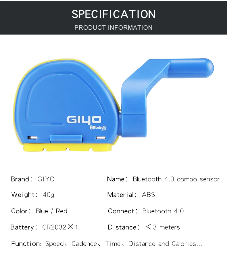 GIYO велосипедный скоростной метр водонепроницаемый велосипедный компьютер беспроводной Bluetooth 4,0 велосипедный компьютер держатель