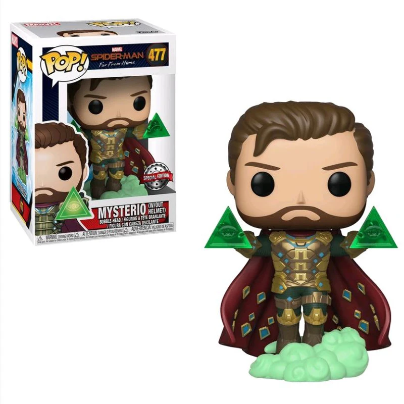 FUNKO POP Мстители Mysterio Tony Stark FigureToys Коллекционная модель игрушки для детей - Цвет: 477
