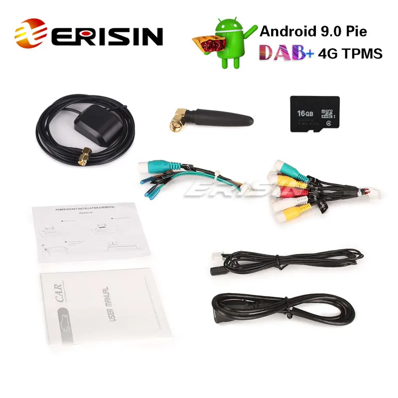 Erisin ES2628V " Android 9,0 автомобильный gps-навигатор OBD DAB+ DVR USB для Passat Polo гольф Tiguan Eos Seat