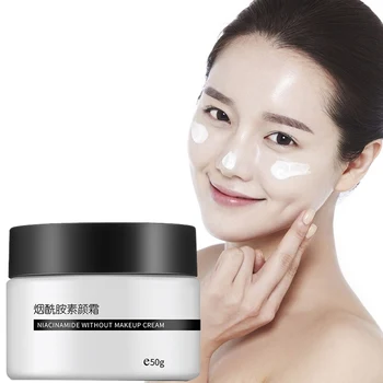 

MICAOJI Nicotinamide Face Cream Whitening Tender Cream Moisturizing Oil-Control Brighten Lazy Nude Concealer Makeup Skin Care50g