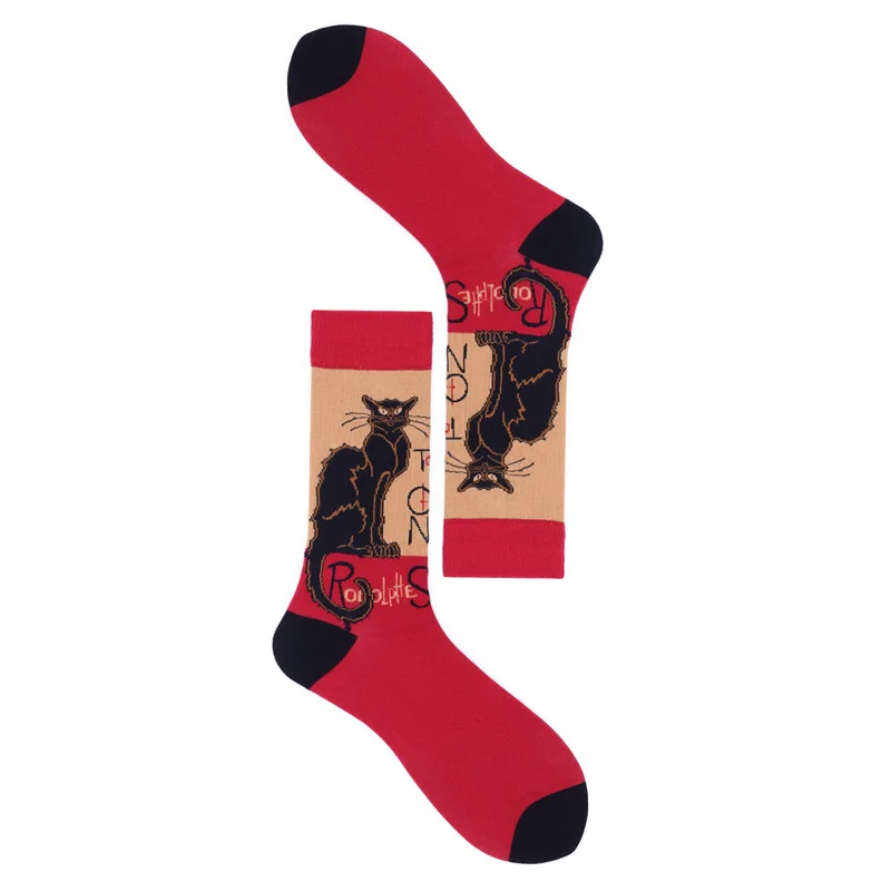 EIOISAPRA-Harajuku-Hot-Sale-New-Product-Socks-Men-Cute-Cartoon-Deer-Dog-Cat-Animal-Happy(7)