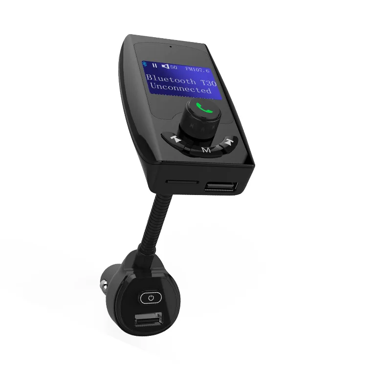 Новинка T30 автомобильный Bluetooth hands-free Автомобильное умное зарядное устройство Автомобильный Bluetooth MP3-плеер автозапчасти XC-191