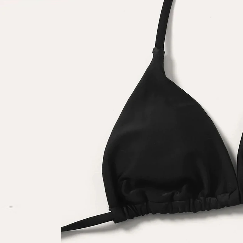 3 предмета пикантное микро-Бикини push up комплект нижнего белья в горошек, одежда для купания, треугольный купальник, пуш-ап, Женский бандажные стринги Купальный костюм