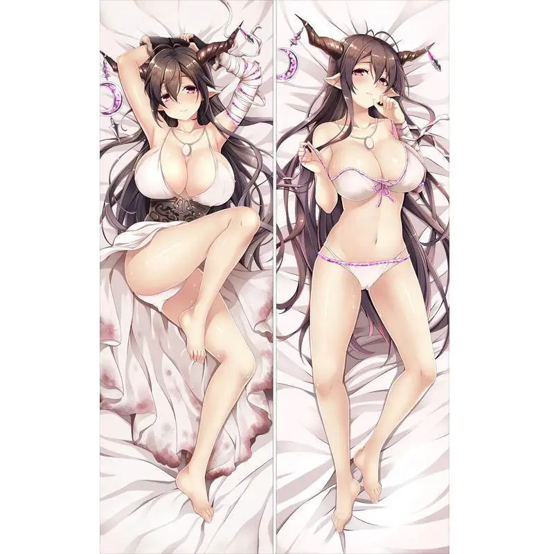 

3D Double-sided Japanese Anime Granblue Fantasy Otaku Decorative Dakimakura Gifts Bedding Hugging Body Pillow Case 150x50 CM