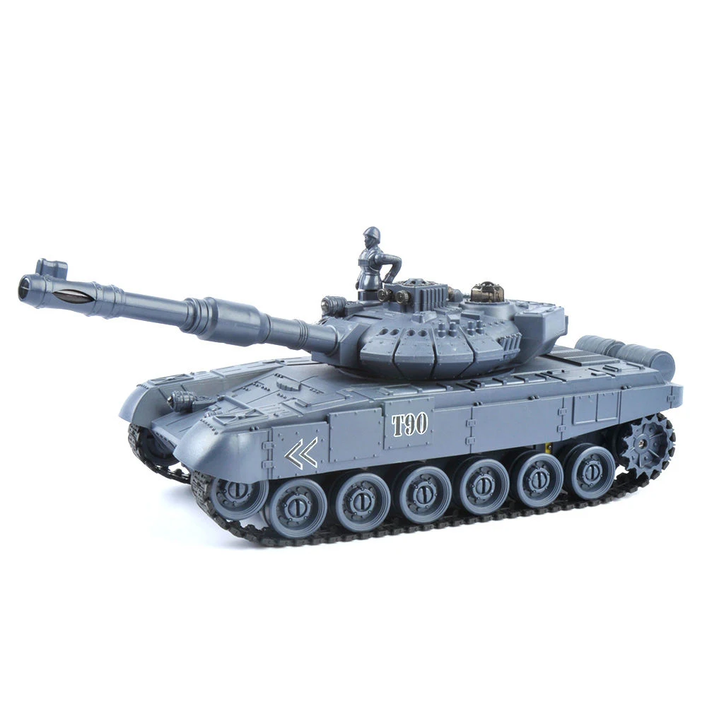GizmoVine Р/У танки 1/20 9CH 27 мГц Инфракрасный rc боевой Тигр T90 бак пушки и Emmagee удаленного