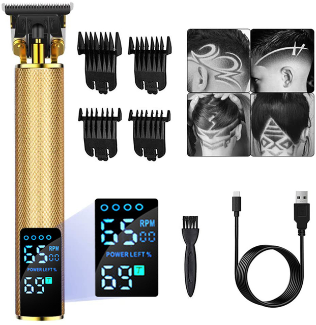 Hair Clipper Hair Trimmer For Men Rechargeable Electric Shaver Beard Barber Hair Cutting Machine For Men Hair Cut