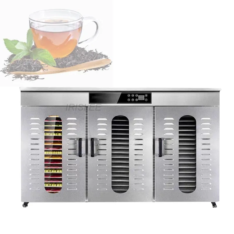 40-layer large fruit dryer Stainless steel Commercial food dehydrator  sausage meat tea pepper vegetables drying machine 220v 1PC - AliExpress