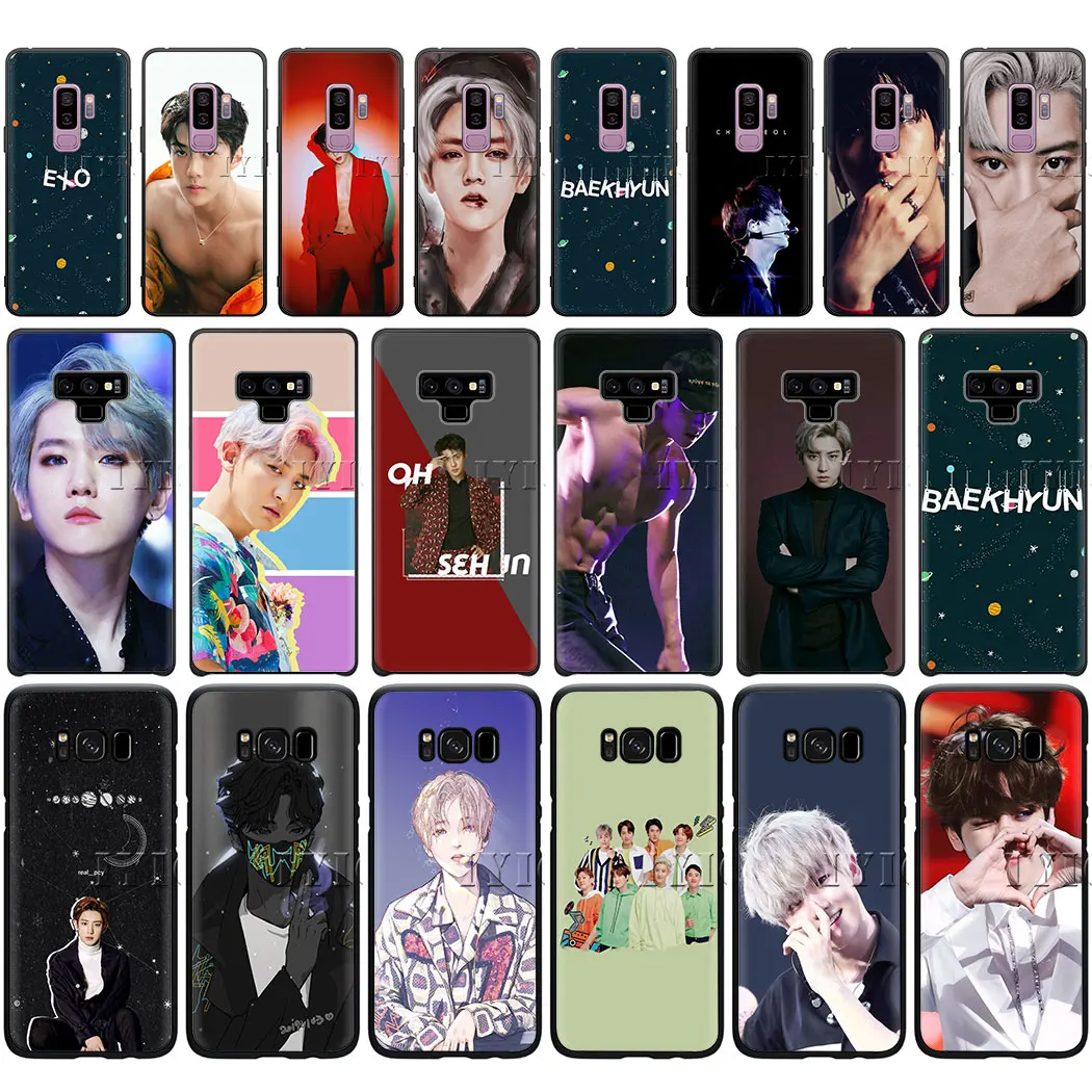 Exo K поп Baekhyun Мягкий силиконовый чехол для телефона samsung A6 плюс A3 A5 A7 A8 A9 J6 A2 J4
