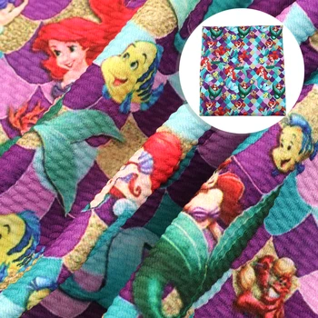 

david angie 50*140cm Bullet Textured Liverpool Fabric Cartoon Printed Fabric for Tissue Kids Home Textile for Sewing,c10283