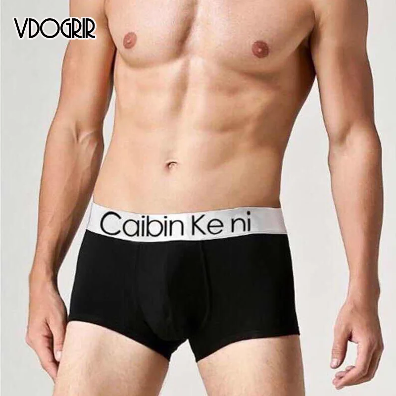 VDOGRIR Men Panties Underwear Shorts Boxer Cotton Letter Boxers Home Panty Men's Cotton Underpants Boxer Underwear Wholesale