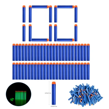 

100PCS Darts For Nerf Solid hard head 7.2cm Refill Darts Toy Gun Bullets for Nerf Series Blasters Xmas Kid Children Gift