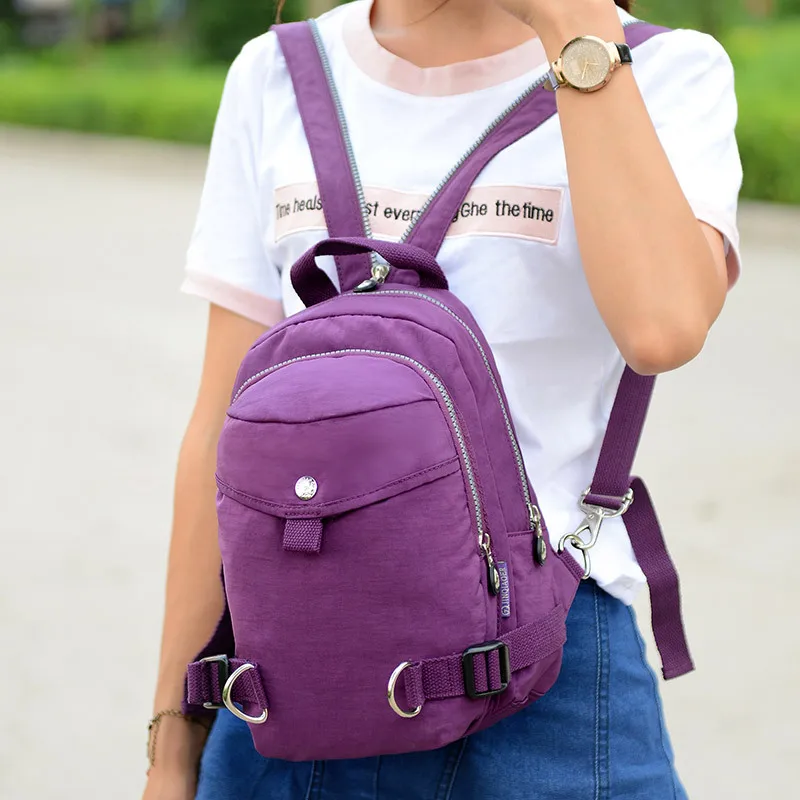 

2018 New Style Washing Nylon Cloth WOMEN'S Bag Shoulder Diagonal Shoulder Triple Use Multi-functional Chest Pack