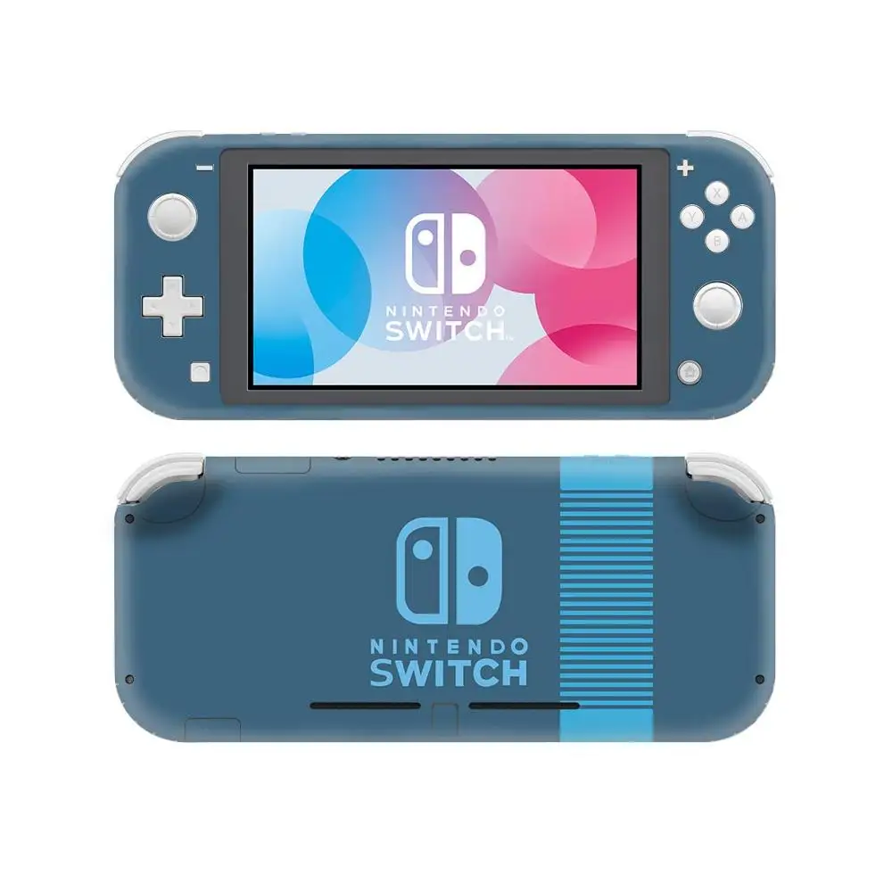 Simple Style Vinyl Skin Sticker for Nintendo Switch Lite NSL Protective Film Decal Cover White Gray Black