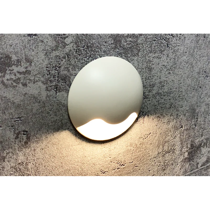 White round LED lamp to illuminate the steps of the stairs 3W, Neutral white, Aluminium, Steps Light, Ladder light
