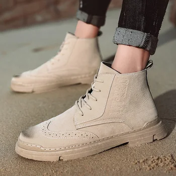 

Autumn and Winter Brock Men's Shoes Outdoor Fashion Casual Shoes Martin Shoes