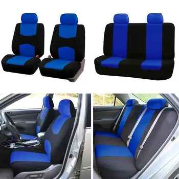 

9Pcs Universal Car Seat Covers Set Fits Most Cars 5 Seats Four Seasons Auto Seat Protection Cover Car Accessories Car-Styling