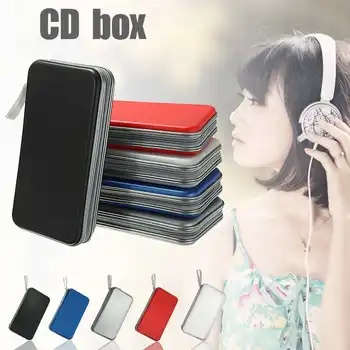 

KINCO 80 Disc Carry Box Holder Package Car Storage Bag Case Album DVD CD Organizer Protective Cover Home Map Stripe