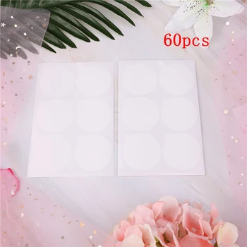 

2018 Hot 60pcs Disposable Eyelash Glue Pads Eyelash Extension Paper Sticker Patches Adhesive Eye Lash Holder Pallet Tool