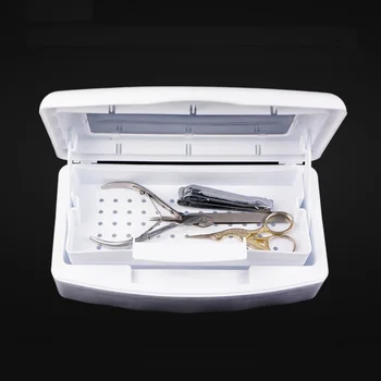

Sterilizer Tray Box Nail Sterilizer Alcohol Disinfection Box Pedicure Manicure Sterilizing Steel Metal Nipper Equipment Cleaner
