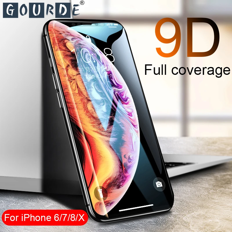 9D Защитное стекло для iPhone 11 Pro max на iphone 7 6 8 X R XS MAX защита экрана 6s Защита XR
