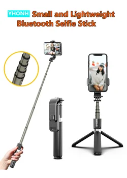 

Alloy Phone Bluetooth Self Stick Selfie Sticker With Tripod Smartphone Flexible Selfie-Stick Cellephone Tripod Pole