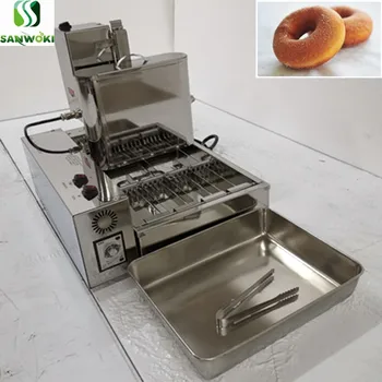 

Electric doughnut frying machine full automatic 4 rows mini donut machine doughnut making machine circle donut Fryer maker