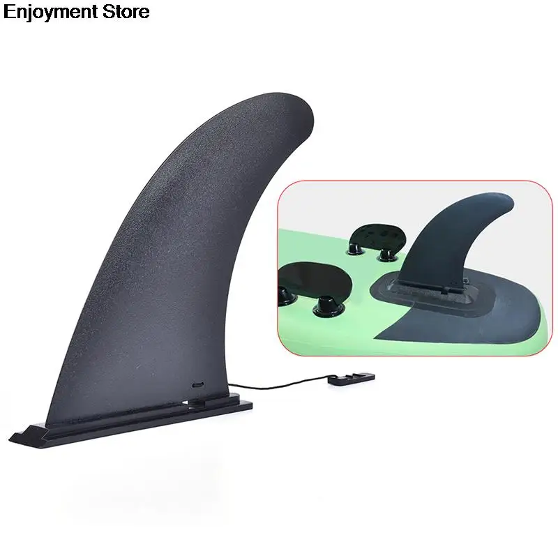 Surf Water Wave Fin Sup Accessorio Stabilizzatore Stand Up Paddle Board Tavola Da Surf Slide-In Pinna Centrale Pinna Laterale Nero