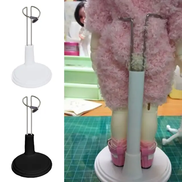 1 Pcs Plastic Doll Stands Professional Holder Display Base Holder for Bear Dolls Toy 15cm 20cm 25cm 35cm 45cm for Choose 2