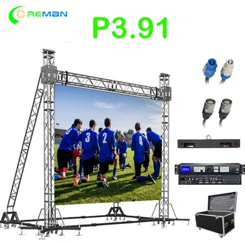 

P3.91 led screen display wall 50x50 , p4.81 p3.91 full color advertising led tv display screen board