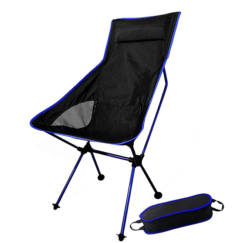 

Foldable Moon Chair Fishing Camping Barbecue Stool Hiking Seat Portable Chair Aluminum Alloy+Oxford Cloth Lightweight Chair