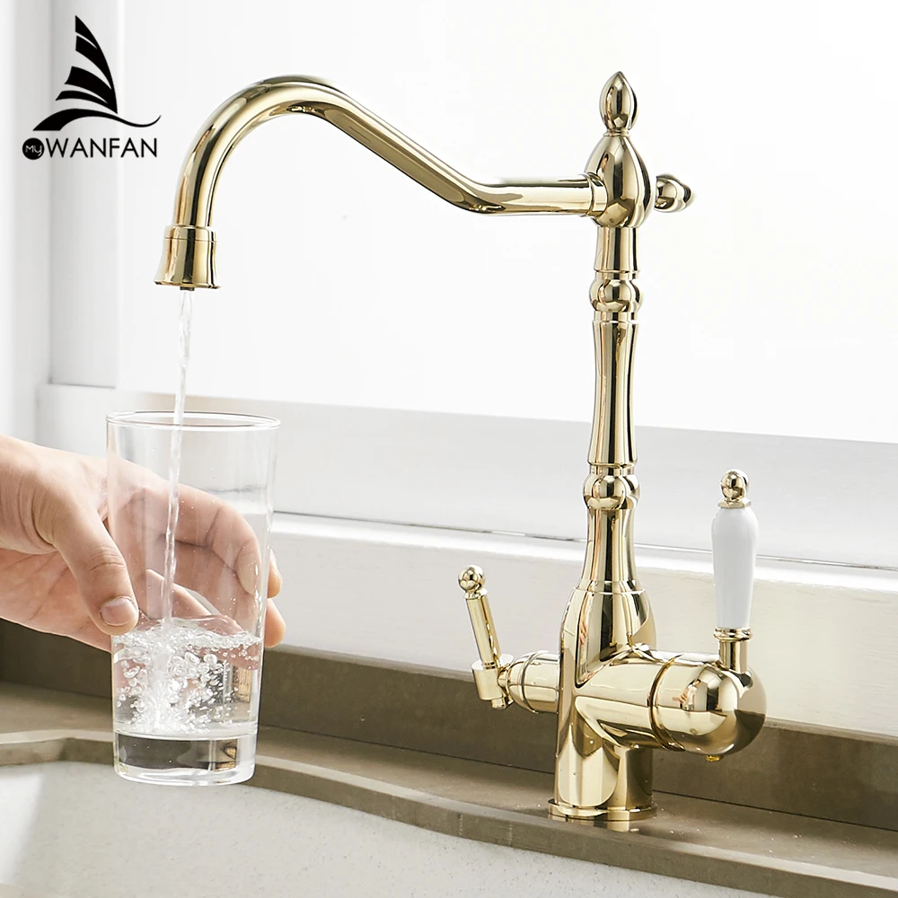 Waterfilter Taps Kitchen Faucets Brass Mixer Drinking Kitchen Purify Faucet Kitchen Sink Tap Water Tap Crane For Kitchen WF-0179