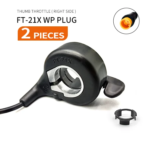Electric Bicycle and Scooter Universal Finger Thumb Throttle with Waterproof SM Plug