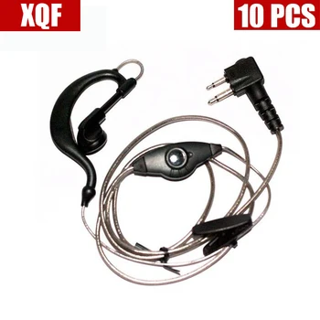 

10PCS Aluminum Foil Earpiece Earphone Headset Compatible For Motorola 2-Pin XU1100, XU2100, XU2600, XU4100 Walkie Talkie Radio