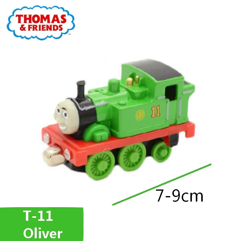 

Original Thomas and Friends Oliver Locomotive Train Number 11 Model Alloy Plastic Magnetic Track Car Boy Toy Birthday Gift
