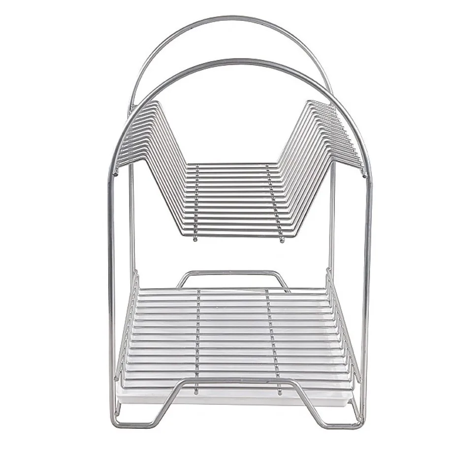 сушилка для посуды двухуровневая настольная dr-1. сушилка для посуды kamille 0763d. сушилка настольная. сушилка для посуды unistor х 27 см. 5 см, сталь.