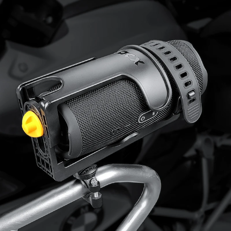 Soporte Universal para de motocicleta, soporte de Audio modificado aumentar aro de la taza de agua de la jaula de la botella para BMW, Harley y Kawasaki|Soporte de