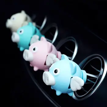 

Car Aroma Clip Cartoon Flying Pig Car Air Outlet Freshener Perfume Aroma Clip Diffuser Decoration E7CA