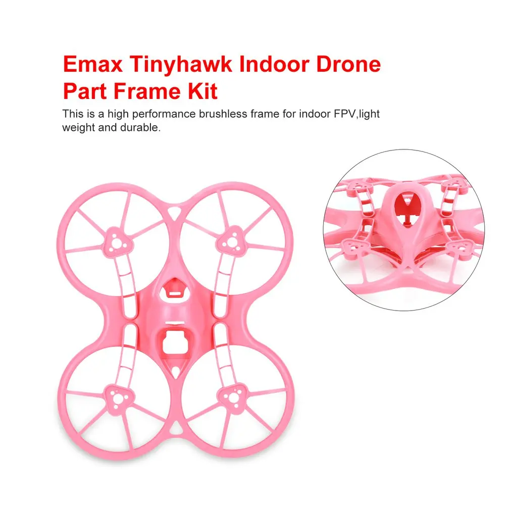 Крытая часть для дрона пластиковая FPV Гоночная Рама Комплект для Tinyhawk с держателем батареи аксессуары часть для крытого FPV бесщеточная рама