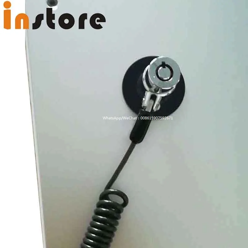 10 Pcs Pop Out Universal Security Cable Lock For PAD Phone Tablet Laptop Anti Theft Wire Chain