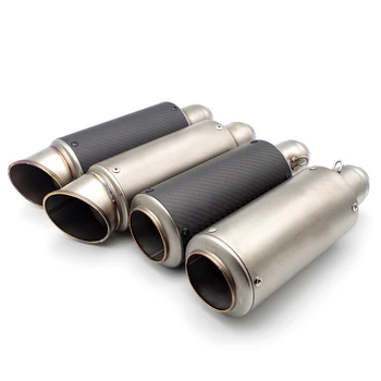 

51mm/60mm motorcycle pipe exhaust with DB killer for yamaha xt SUZUKI burgman an400 HONDA cb 500 x 2019 BMW k1600 Cafe racer