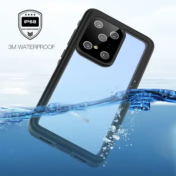 

For Samsung S20 Ultra Case 6.9" IP68 Waterproof Dust-proof PC+TPU Rugged Cover for Samsung Galaxy S20 Ultra Case Shockproof