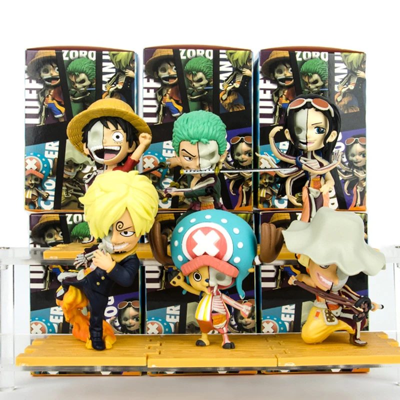 Movie surrounding Japanese Miniature Anime Action Figure Nautical King Set Action Toys For