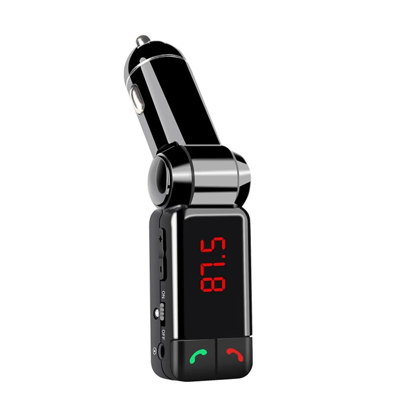 Car MP3 Music Player Wireless Bluetooth FM Transmitter Radio USB Ports Charger Supports AUX Line audio input
