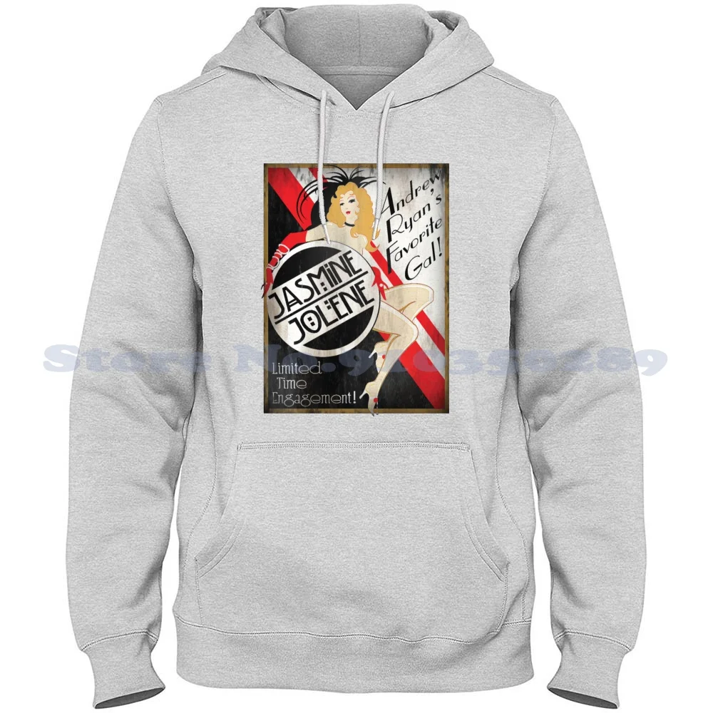 Bioshock - Jasmine Jolene Poster Streetwear Sport Felpa Con Cappuccio Felpa Biosthock Bioshock Infinite Infinite Rapture Andrew Ryan