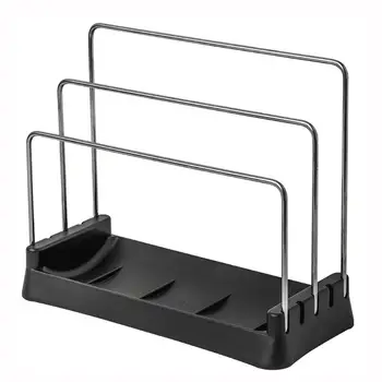 

Kitchen Cookware Storage Rack Stainless Steel Bakeware Organizer Holder For Cutting Boards Bakeware Pans Serving Trays