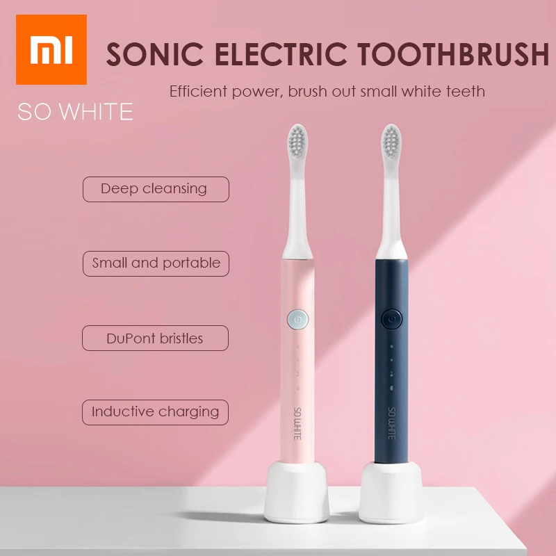 

Xiaomi Sonic Electric Toothbrush SOOCAS PINJING EX3 Waterproof Inductive Charging Clean Ultrasonic Smart Toothbrush Gift 3