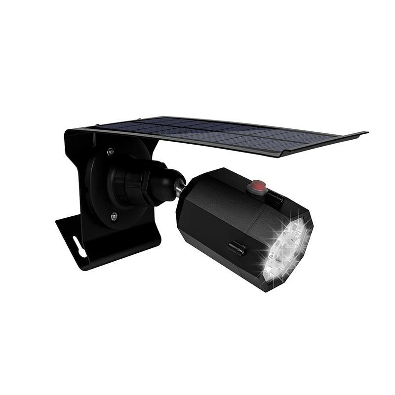 

Led Solar Light Spotlight Lamp Waterproof Ip65 Solar Simulation Camera Light Induction For Outdoor Garden Wall Street Lighting